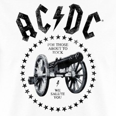 AC/DC Cannon We Salute You Men’s T-Shirt