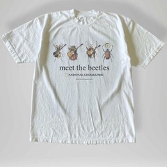 Vintage National Geographic MEET THE BEETLES T-Shirt