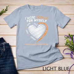 Orange Multiple Sclerosis Apparel Women Men MS Awareness Unisex T-shirt