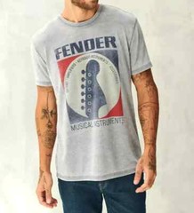 Lucky Brand Men’s FENDER Guitar Graphic Tee Sizes L, XL NWT Choose