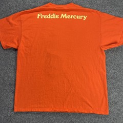 Freddie Mercury Graphic T-shirt Men XL Orange Music Official Merch