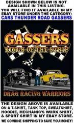 Old School Thunder Road Speed Demon Devil Speed Shop Gasser Race Car Work Shirt