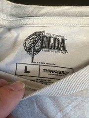 Lot Of 2 Legend of Zelda Size Large Shirts See Pics