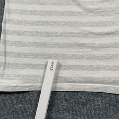 Vintage 90s Eisenhower Eagles Senior High School Shirt Medium 20×26 Striped Gray