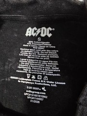 AC/DC 1996 Ball Breaker U.S. Tour Concert T-Shirt Size S