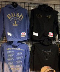 RUSH Fifty Something Tour 2026 Hoodie Prog Rock Band Concert Merch Reprint
