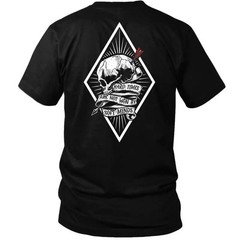 Hard Times Tactical Skull T-Shirt With Bold Warrior Quote Design, Military Tacti