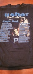 VINTAGE 2004 Usher & Kanye West “The Truth Tour” T-Shirt Large RARE VARIATION