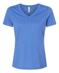 BELLA + CANVAS Women’s Relaxed Heather CVC V-Neck Tee – 6405CVC