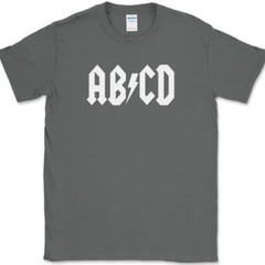 A B C D T-Shirt Funny Alphabet Humor Joke Gift Novelty Tee