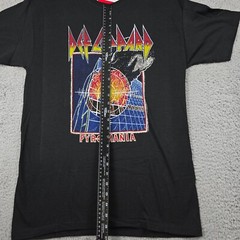 Def Leppard Shirt Men Medium M Black Rock Band Music Concert 80s 90s Retro NWT B