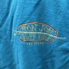 Size LARGE Men’s Ron Jon Surf Shop Las Vegas Teal Blue Graphics Surfboards