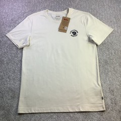 Fjallraven Kanken T-Shirt Boston Chalk White Organic Cotton Unisex Size XS NWT