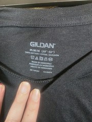 Gildan Men’s Crew T‑Shirts 5‑Pack Black/Grey/Charcoal Size M