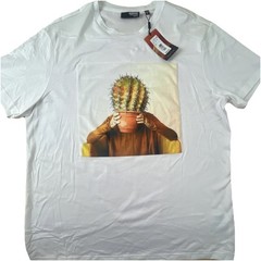 Murano Liquid Cotton White T Shirt Men’s Size L
