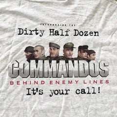 Vintage 1998 Commandos PC Game Promo Tee Shirt Eidos Mens Large Gaming Promo