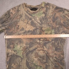 Liberty Shirt Mens Large Brown Camo Pocket Tee Hunting Advantage Outdoor