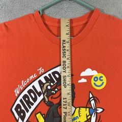 Birdland Surf Ocean City Shirt Adult XL Orange Graphic Tee Short Sleeve READ