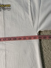 Vintage Eliminator Custom Boats T XL White Speed Boat Racing Graphic Allstyle