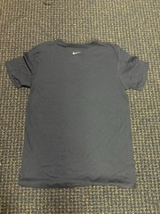 Vintage Nike Men’s Navy And White Swoosh T Shirt Small NWOT