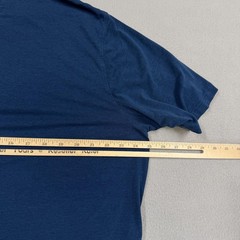 Tasc Shirt Mens 2XL Blue Solid Pocket T-Shirt Tee Coastal Collection Casual