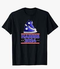 New Harris 2024 Election T-shirt Meme Sneakers Size 1x See Chart