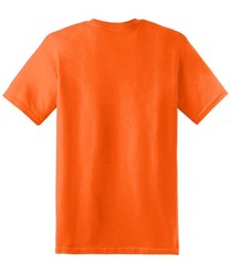 Safety Orange High Visibility Shirts 5.3 oz GILDAN Work Reflective Short-Sleeve