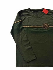 Men’s Bucheli Long Sleeve T Shirt,Italian Style,Cotton, Stretch L XL….A13.A