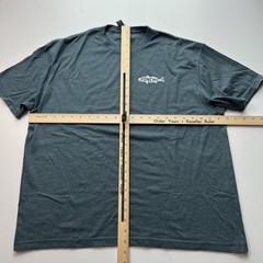 Poncho Outdoors T Shirt Men’s XL Blue Logo Outdoor Hunting Fishing Tee – EUC