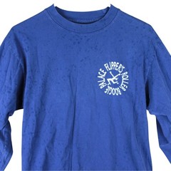 Flippers Roller Boogie Palace Pullover L/S T Shirt Mens S Blue CTZEN BOOGIE LAND