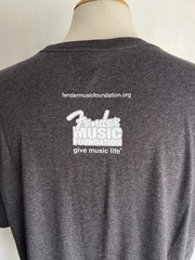 FENDER (2016) Official “Give Music Life” Music Foundation Guitar T-Shirt Sz 2XL