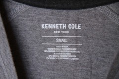 Kenneth Cole Organic Cotton Blend Gray T-Shirt Timeless Sustainable – Men’s S