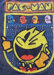 Pac-Man T-Shirt Men’s 2XL Graphic Short Sleeve Cotton Blend By C-Life Group