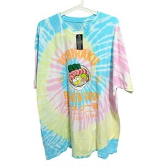 Naruto Shippuden Shirt Adult XL Tie Dye Short Sleeve ICHIRAKU Ramen NEW 2007
