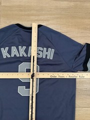 Naruto Men’s Anbu T-Shirt SMALL Kakashi Hatake Black Ops Unit Blue Box Lunch EUC