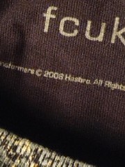 Vintage Limited Edition Transformers By FCUK T-Shirt XXL Optimus Prime Y2K