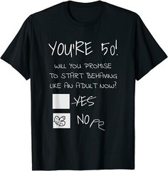 NEW LIMITED Funny 50th Birthday Gift Idea 50 Years Old Present Tee T-Shirt S-3XL