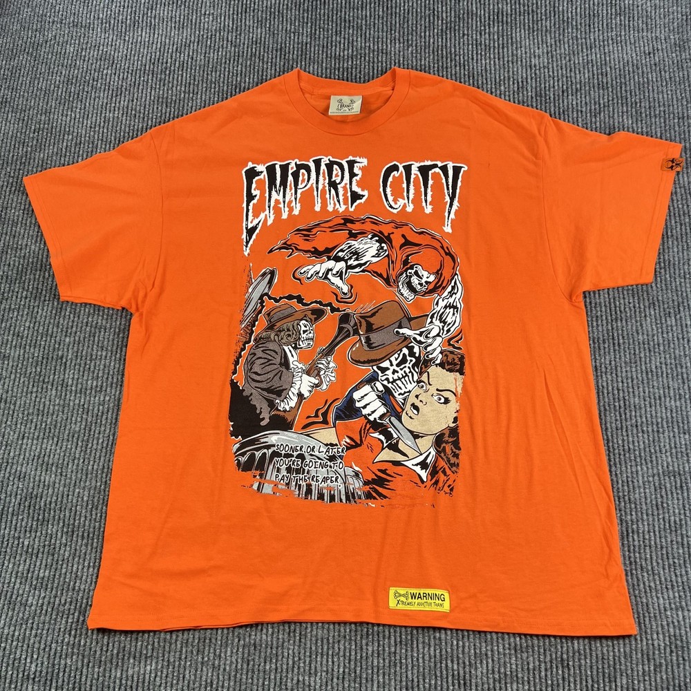 Brand X Empire City Graphic Tee | Men’s Size 2XL | NYC Streetwear Style