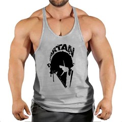 Men Tank Top Bodybuilding Gym Workout Fitness Cotton Sleeveless Stringer Vest