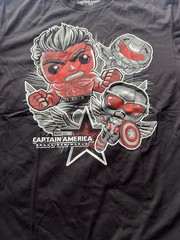 Set Of 3 Funko Pop T-shirts Size Large-X Men, Marvel, Captain America