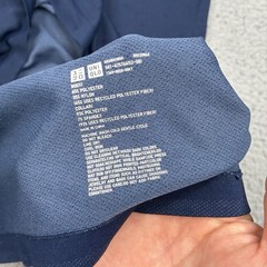 Uniqlo Roger Federer Tennis Shirt Men’s Large Blue 1/4 Zip Performance Henley