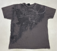 Harley Davidson Bali Indonesia Graphic T-shirt Men Large Gray Short Sleeve