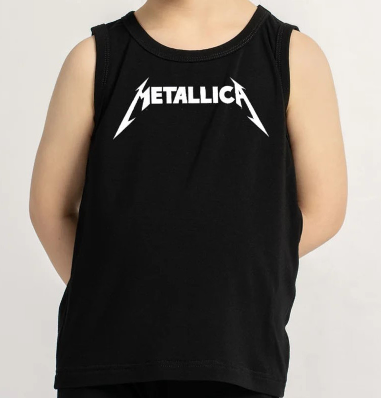 Metallica Heavy Metal Band Toddler’s Black Tank Top