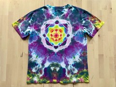 Cool Shirtz Cold Ones Existence is Pain Mandala Tie Dyed T-Shirt size Medium