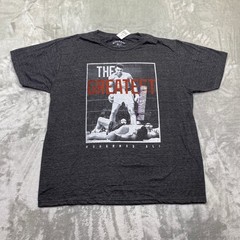 Muhammad Ali The Greatest Boxing Graphic T Shirt Mens XL Heather Charcoal NWT