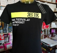 Men’s Papeete short Sleeve Turtleneck Printed Logo Fluo Art. PAP4629 A