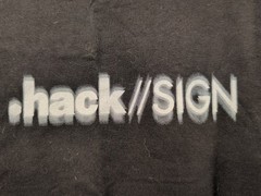 .hack SIGN XL T-shirt 2000-2004 era from Collectible DVD Box set. Never worn