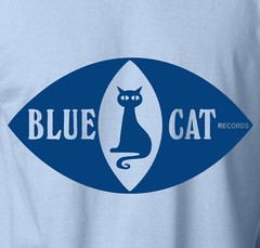 BLUE CAT Records T-Shirt Trojan Ska Jazz Funk Soul Vinyl Label S-6XL Tee