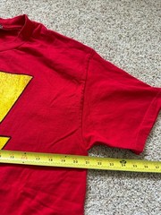 The Flash Shirt Mens Large Red DC Comics Originals Superhero Graphic Tee 2010