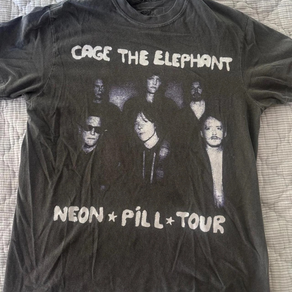 Cage the Elephant Neon Pill Tour T Shirt Full Size S-5XL